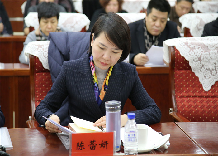 市政府副秘书长陈蕾妍参加会议